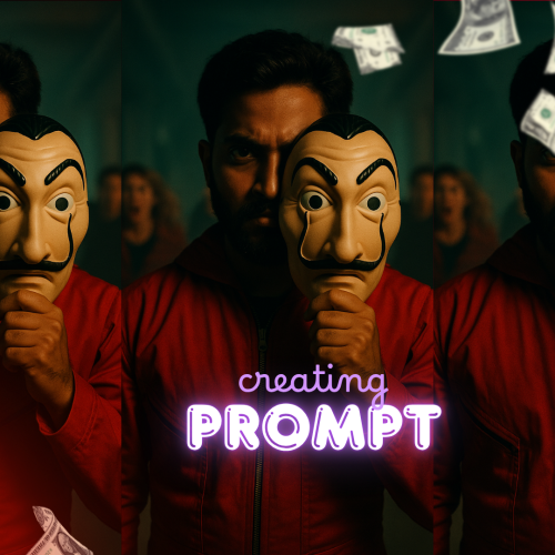 Money Heist Mask (Prompt)