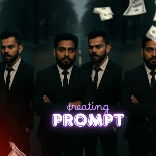 Picture with Virat Kohli (Prompt)